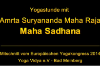 Mahá Sádhaná ministrado pelo Guru Jí durante o 1º Congresso Europeu do Yoga