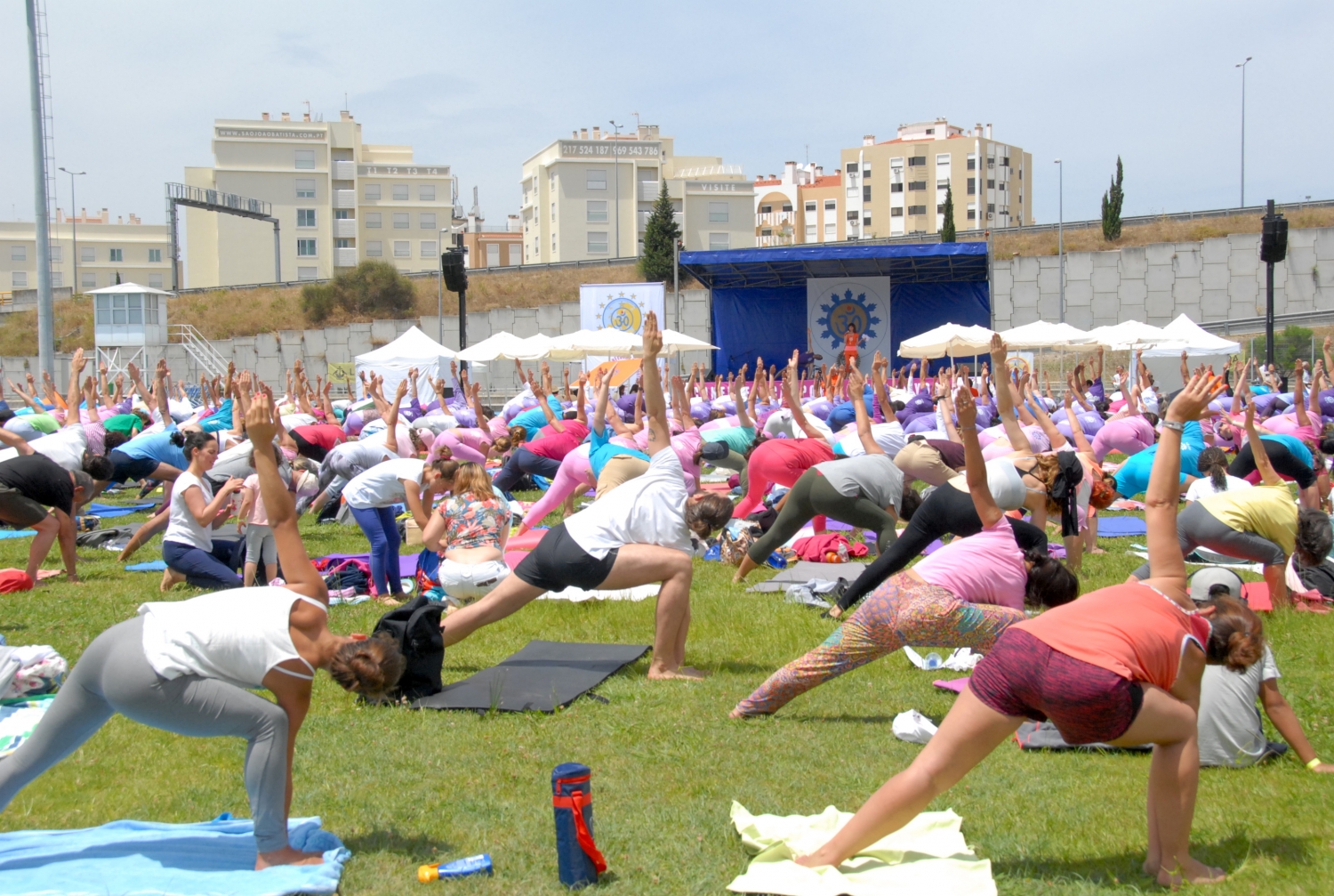Comemoração do International Day of Yoga - IDY / Dia Internacional do Yoga - 2017 - Lisboa, Portugal