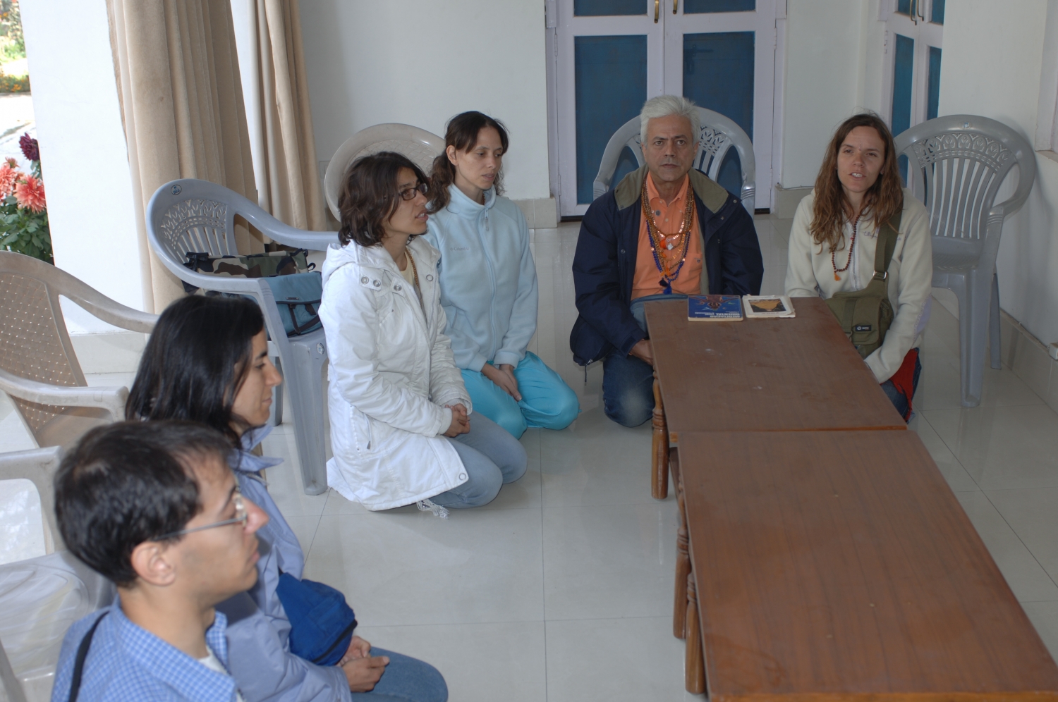 H.H. Shrí Svámin Chidánanda Sarasvati Mahá Rája, Presidente da Divine Life Society, abençoa o Projecto do International Day of Yoga - Dehradun, Uttarakhand - 2008, Março (meses antes do seu Mahá Samádhi)