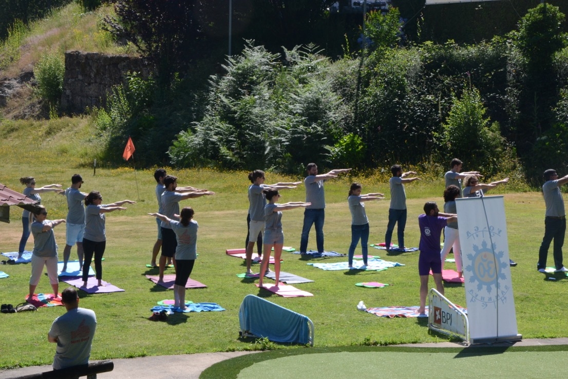 Yoga class to the HILTI employees - Portugal 